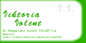 viktoria volent business card